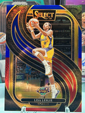 Panini 2025 Select WNBA Lisa Leslie Sparks Premier Level Red Blue Prizm 126/399