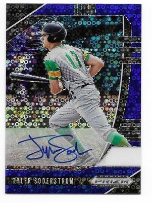 TYLER SODERSTROM 2020 Prizm Draft Picks RC BLUE AUTO #23/25 Rookie #PDP26