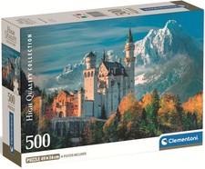 NEW Clementoni Jigsaw Puzzle 500 Pieces High Quality Neuschwanstein Castle