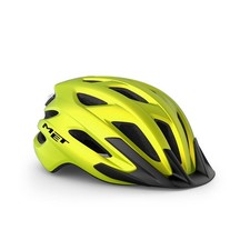 casco urban crossover lime metallizzato opaco MET bicicletta