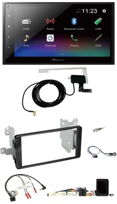 Pioneer DAB Lenkrad Bluetooth 2DIN USB Autoradio für Mitsubishi Outlander 14-18 - Bild 1 von 4