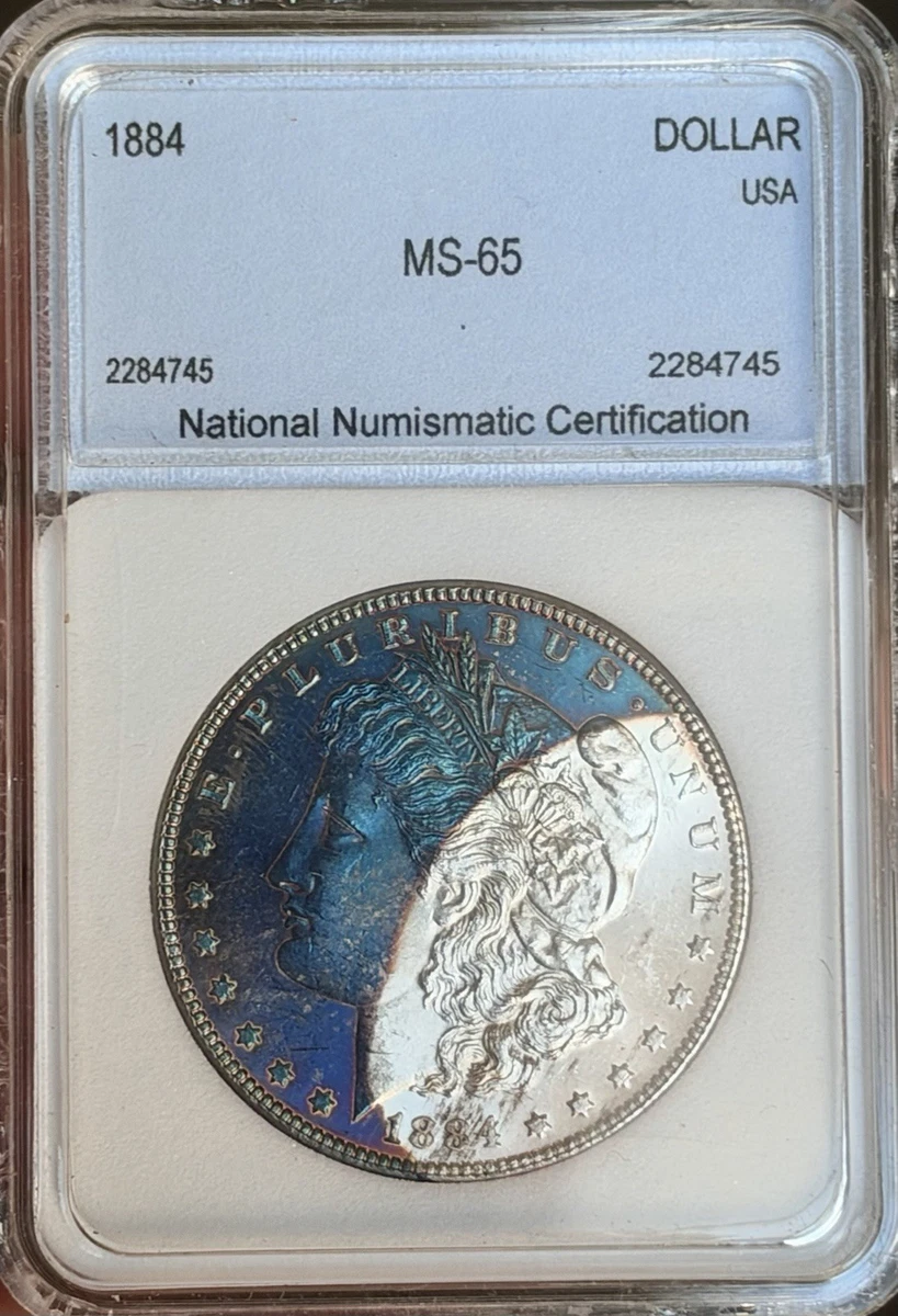 25+ 1884 Year Grade MS 65 Morgan Dollars (1878-1921) for sale
