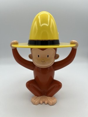 Vintage Universal Radio Shack Curious George Monkey Big Yellow Hat