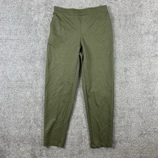 Banana Republic Hayden Women's Pants Size 2 Olive Green 4 Pockets Elastic Waist