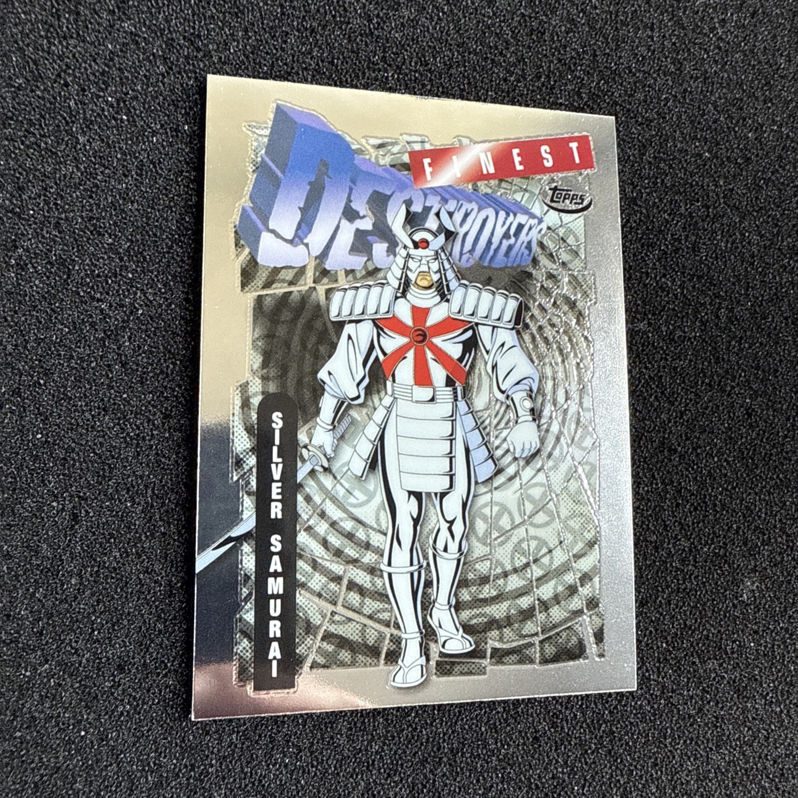 2025 Topps Finest Marvel X-Men '97 UNCOMMON Refractor Silver Samurai #73