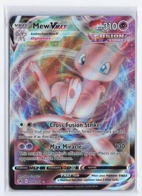 Mew VMAX 114/264 SWSH08: Fusion Strike Ultra Rare NM