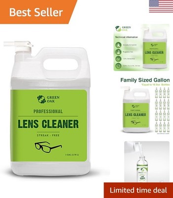 Convenient 1 Gallon Lens Cleaner Refill - Smoothly Removes Fingerprints & Dust