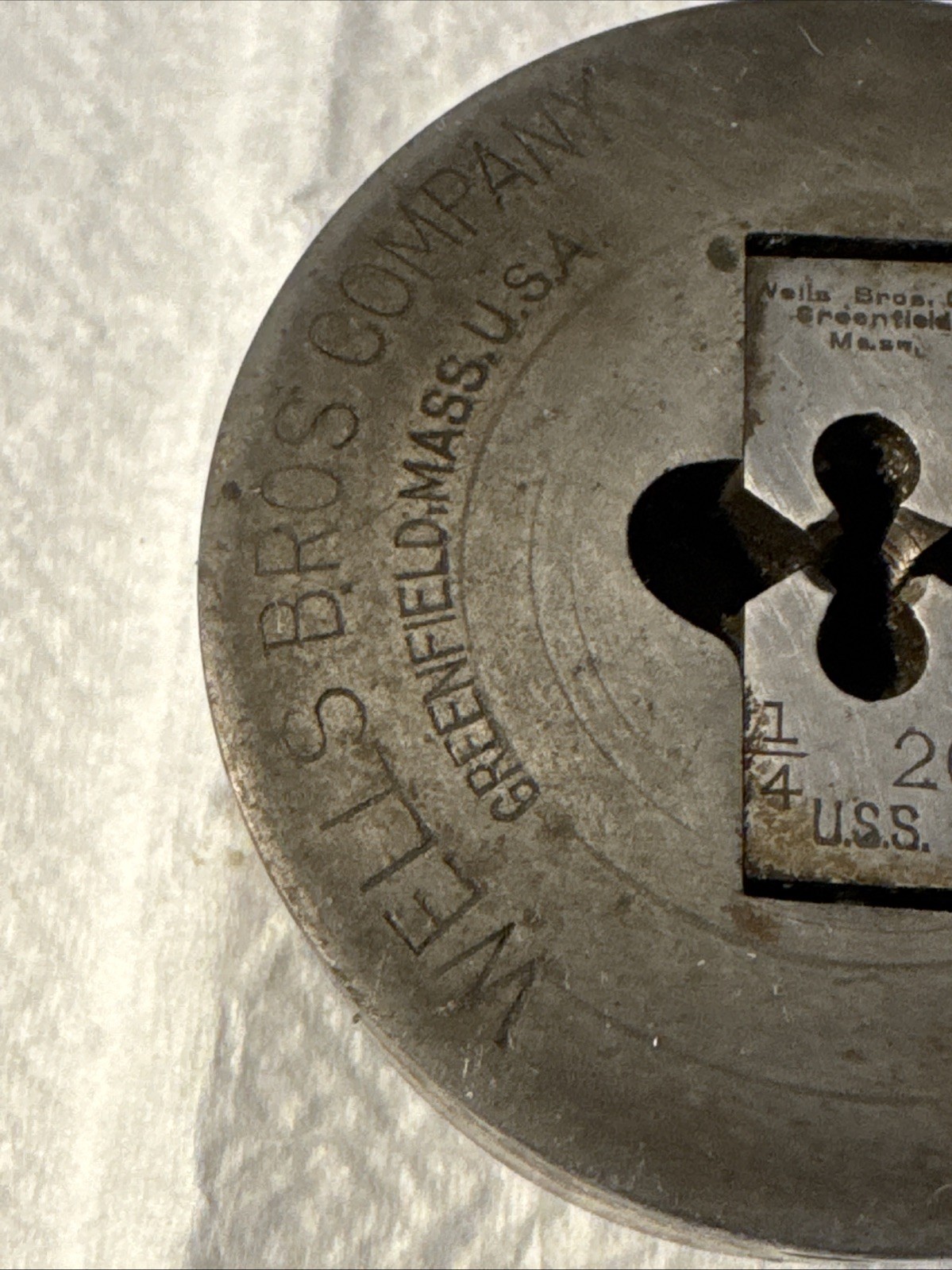 1/4" NC 20 Little Giant Pipe Threader Die Head 2 3/4" USA 