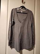 Victoria Secret Gown Gray Size Large Silver Sequin