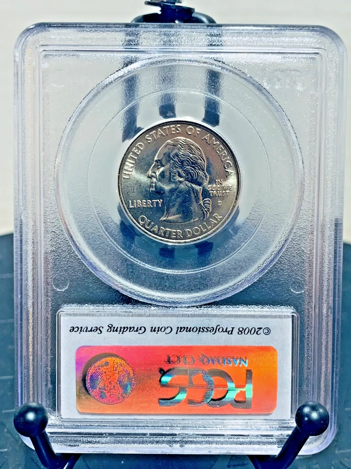 2007-D Washington Quarter Wyoming Satin Finish PCGS MS68 #12535725 - Image 2 of 2