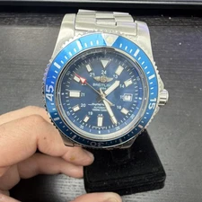 Breitling Superocean Automatic Stainless Steel Blue Dial 1000M Date Indicator