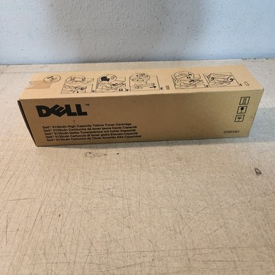 Dell T222N 5130CDN Yellow High Yield Toner Cartridge Genuine New Seald Free Ship