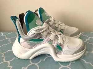 lv archlight sneaker silver