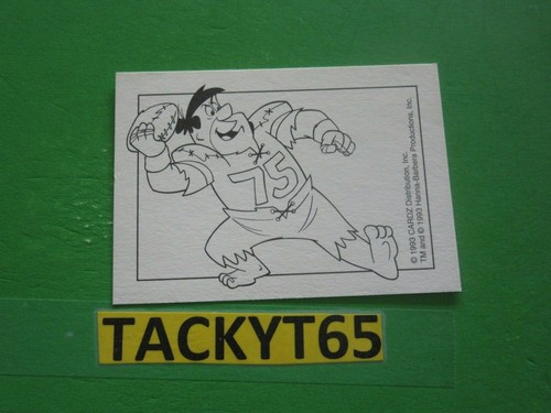 1993 FLINTSTONES NFL SINGLE ACTIVITY CARD(s) NEW YOU CHOOSE - Picture 7 of 26