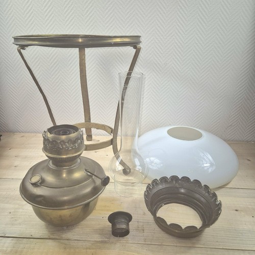 ANTIKE BLITZ Lampe Messing Öl Petroleumlampe um 1900 - Bild 8 von 12