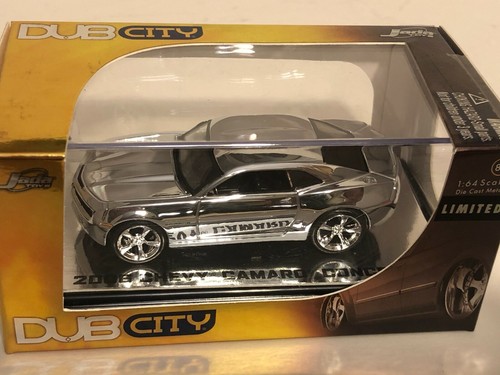 SET 2 JADA DUB 2006 CHEVY CAMARO CONCEPT 1:64 CHROM LIMITIERT DRUCKGUSS MODELLAUTO - Bild 7 von 7