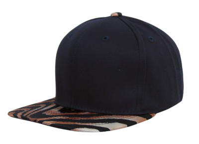Top Headwear Tiger Stripes Two-Tone Adjustable Snapback