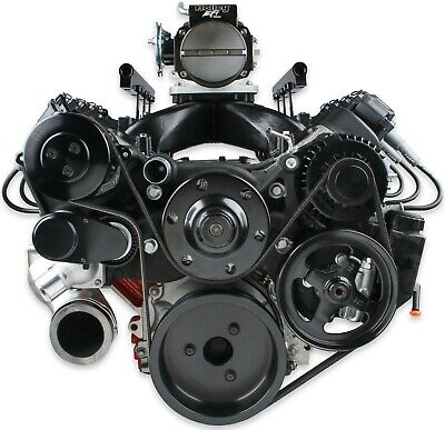 Holley GM LS Mid Mount Complete Accessory Kit 20-180BK - Black Holley GM LS Mid Mount Complete Accessory Kit 20-180BK - Black