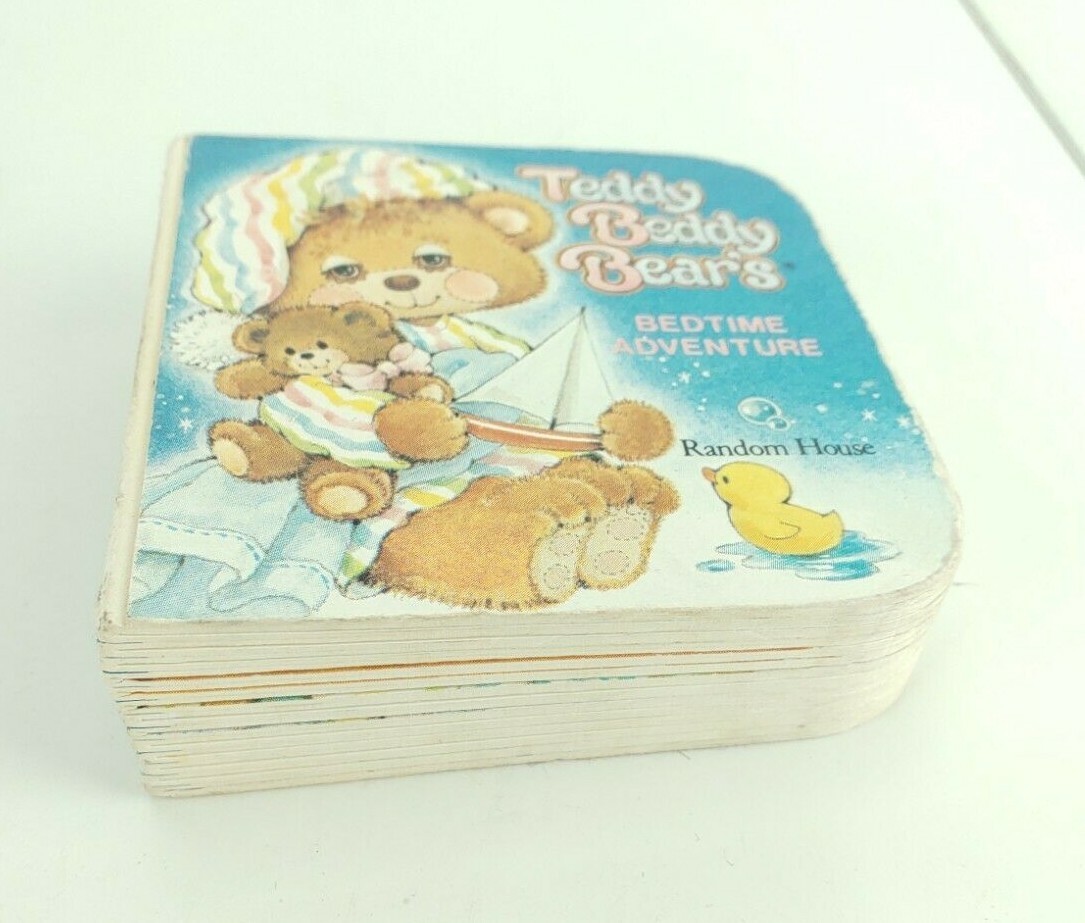 Vintage Teddy Beddy Bear's Bedtime Adventure A Chunky Book & Teddy