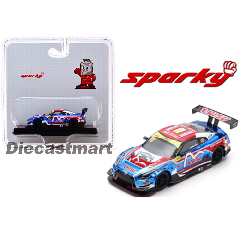 Nissan GT-R Nismo GT3 KCMG ミニカー #18 2018 Nissan GT-R NISMO GT3 #23 KCMG FIA GT World Cup Macau