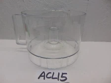 HAMILTON BEACH 702-R FOOD PROCESSOR PART REPLACEMENT WORK BOWL ONLY 