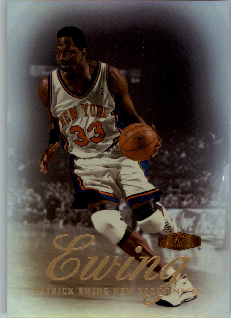 1999-00 Flair Showcase #37 Patrick Ewing New York Knicks NBA HOF Basketball Card