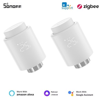 1PCS SONOFF TRVZB Zigbee Thermostatic Radiator Valve Smart Home Heating Froest P
