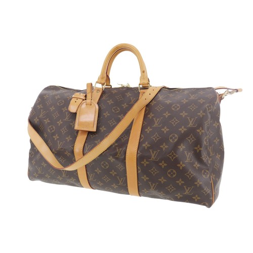 Louis Vuitton LV Keepall Bandouliere 50 Used Boston Travel Bag M41416 #ED385 S K