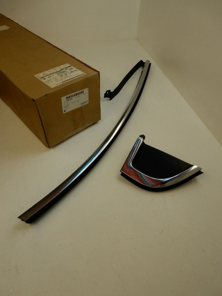 Moldura de ventana del conductor trasero Saturn Aura 2007-2009 OEM GM 25974547 Foto 2 de 4