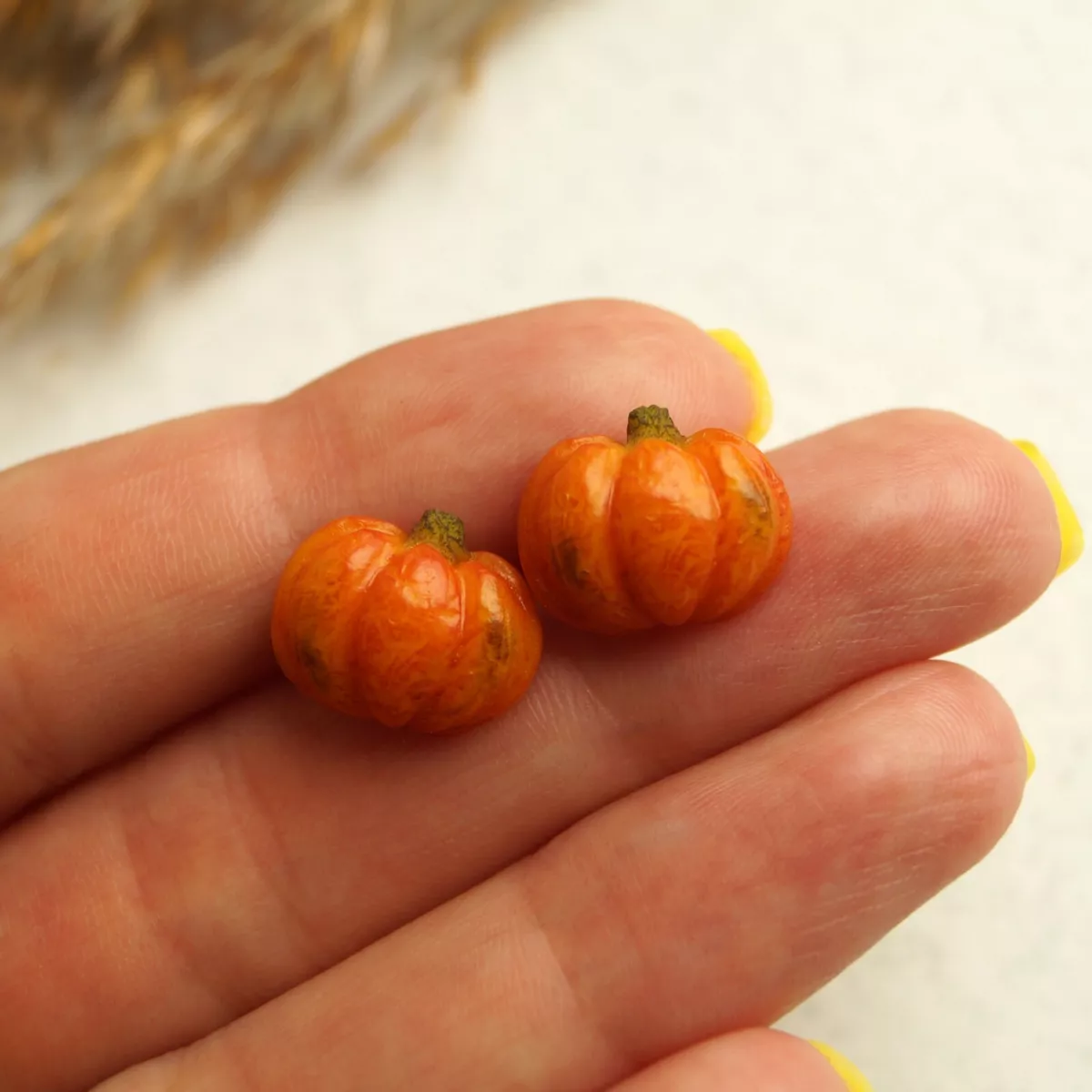 Pumpkin 2024 stud earrings
