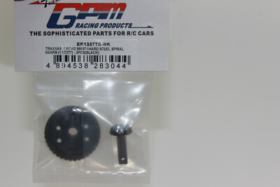 GPM ER 1337 TS BK HARD STEEL SPIRAL GEARS (13T/37T)  1:10 E-REVO Summit NEU