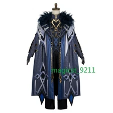 Genshin Impact The Captain II Capitano Cosplay Outfit Halloween Wig Shoes Gift