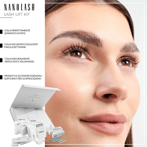Kit per lifting e laminazione delle ciglia Nanolash laminazione ciglia fai da te - Foto 3 di 7