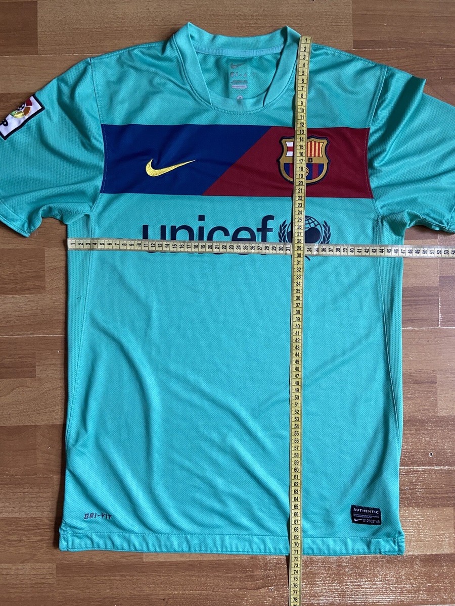 BARCELONA 2010 2011 AWAY FOOTBALL SHIRT SOCCER JERSEY NIKE 382358