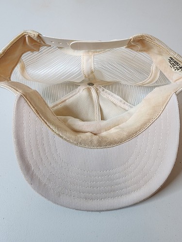 Vintage Hill Electric Co. White Trucker Hat Snapback Made In USA - Picture 4 of 4