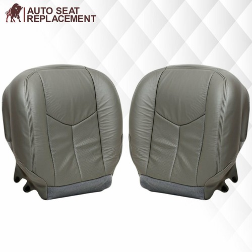 2003 2004 2005 2006 Cadillac Escalade Fundas de asiento de cuero sintético en gris - Imagen 5 de 11