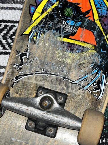 Vintage Natas Kaupas Evil Cat Skateboard , Santa Monica Airlines , Very Rare - Picture 7 of 18