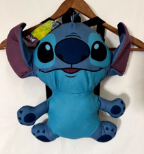 Disney Stitch Plush Backpack 14" Small Zippered Pouch