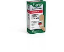 Curad Flex-Fabric Bandages With Quickstop Bleeding, 0.75x2.83, Case of 720