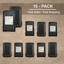10x 2000mAh Batteries for BP-232N Icom Radios IC-F34G, IC-F43, IC-F43G, IC-F43TR
