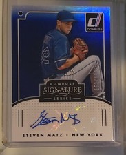2017 Topps Five Star STEVEN MATZ Auto 152 of 199 SGS-SM METS - Toronto Bluejays