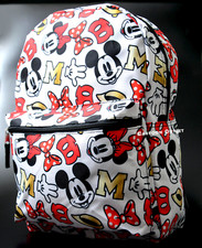 Disney Mickey Mouse 16" Large Backpack School Travel Book Bag All Print Trending
