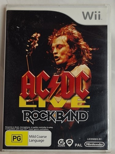 AC/DC Live Rock Band (Nintendo Wii, 2008) | eBay