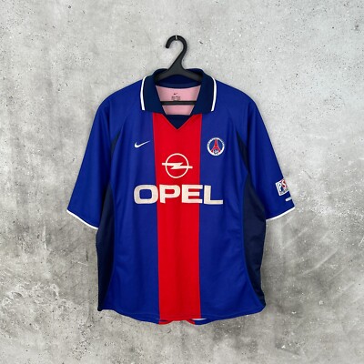 PARIS SAINT-GERMAIN 2000 2001 HOME FOOTBALL SHIRT NIKE PSG JERSEY