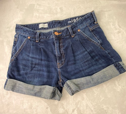 Gap 1969 Pleated Front Cuffed Denim 