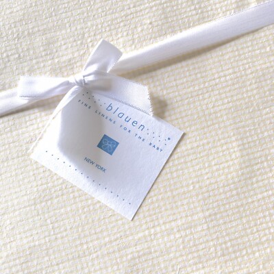 Blauen Fitted Crib Sheet - Yellow, exquisite Baby Bedding, 100% Cotton, NWT