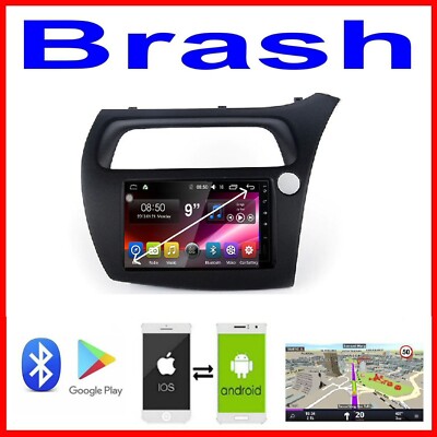 HONDA CIVIC 2006-11 HATCHBACK GPS APPLE CARPLAY ANDROID AUTO ODB DAB TPMS DVR  a