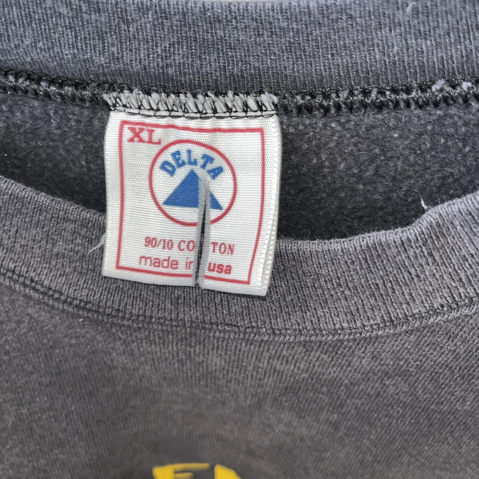 Sudadera Harlem New York Rasta Tribal XL Vintage Años 80 Pullover Desteñido Negro EE. UU. Foto 3 de 4