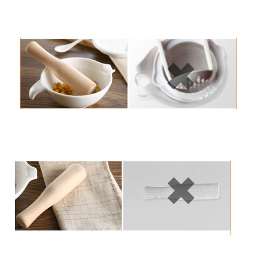 Solid Wood Grinding Rod Muddler for Cocktails Mixing Spoon Fruit - Bild 5 von 11