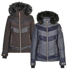 Women's Killtec Calibria Insulated Ski Jacket Snowboard Coat Removable Hood